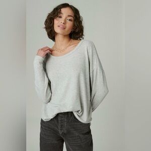 Lucky brand cloud jersey long sleeve crew